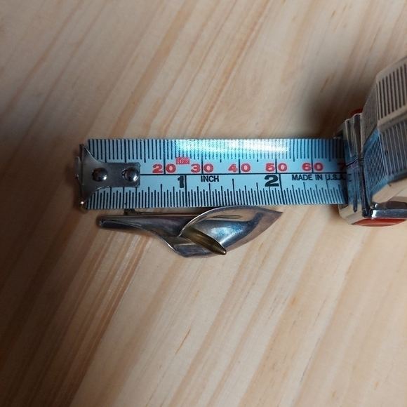 Vintage* 40s Sterling .925 Lily Brooch - Picture 7 of 7